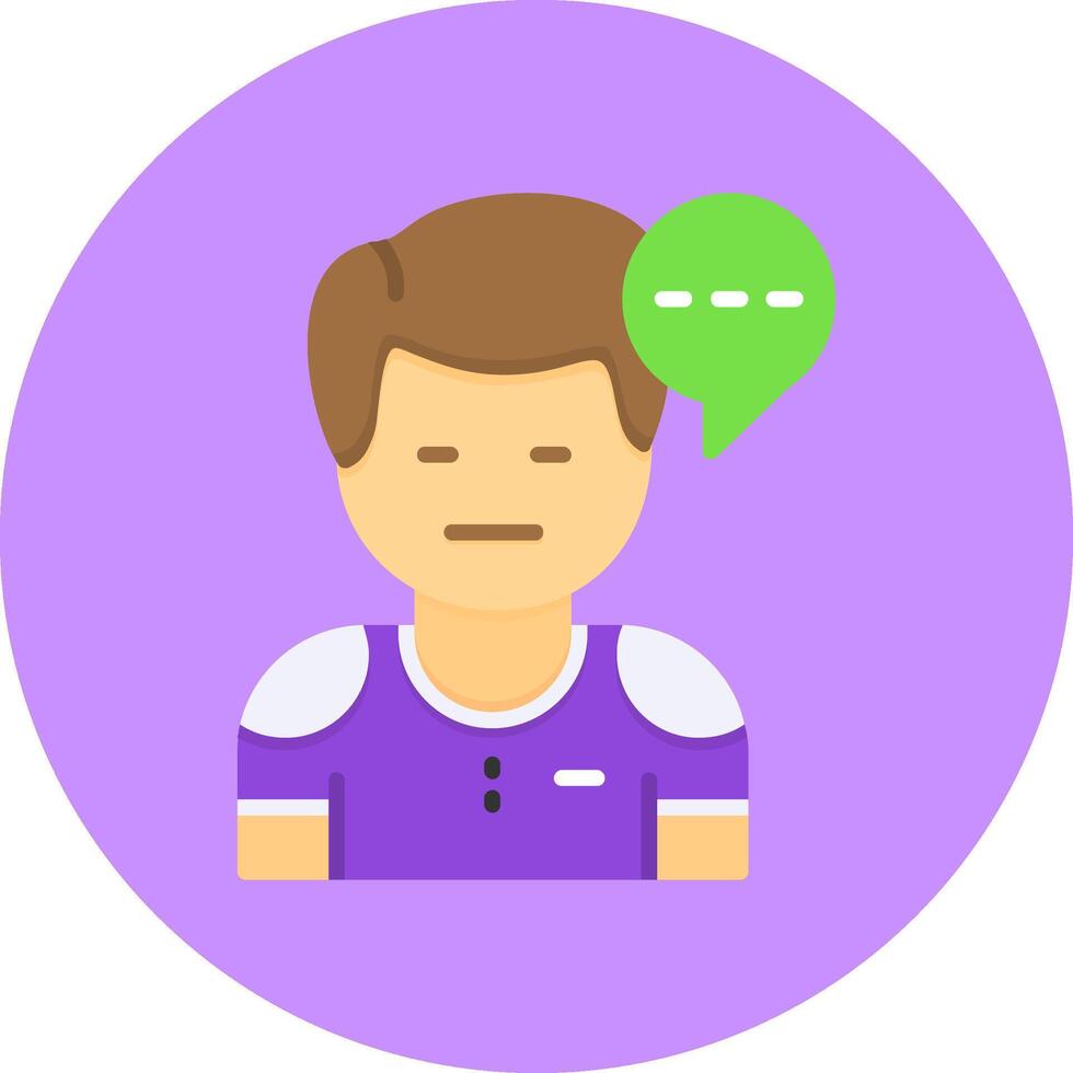 Arousal Flat Circle Style Icon vector