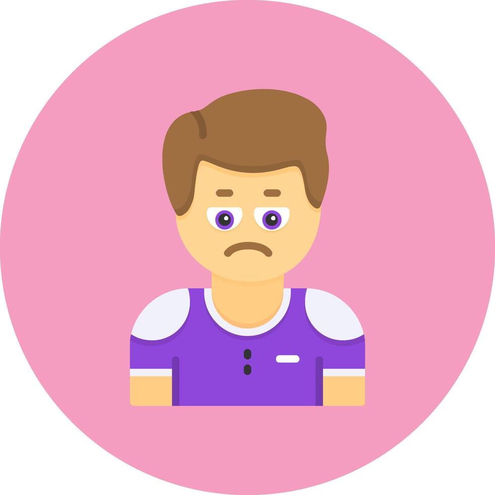 Tenderness Flat Circle Style Icon vector