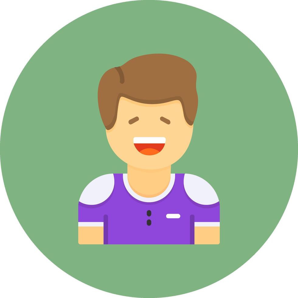 Gratitude Flat Circle Style Icon vector