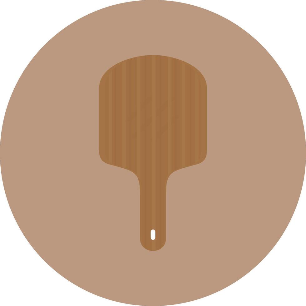 Pizza peel Flat Circle Style Icon vector