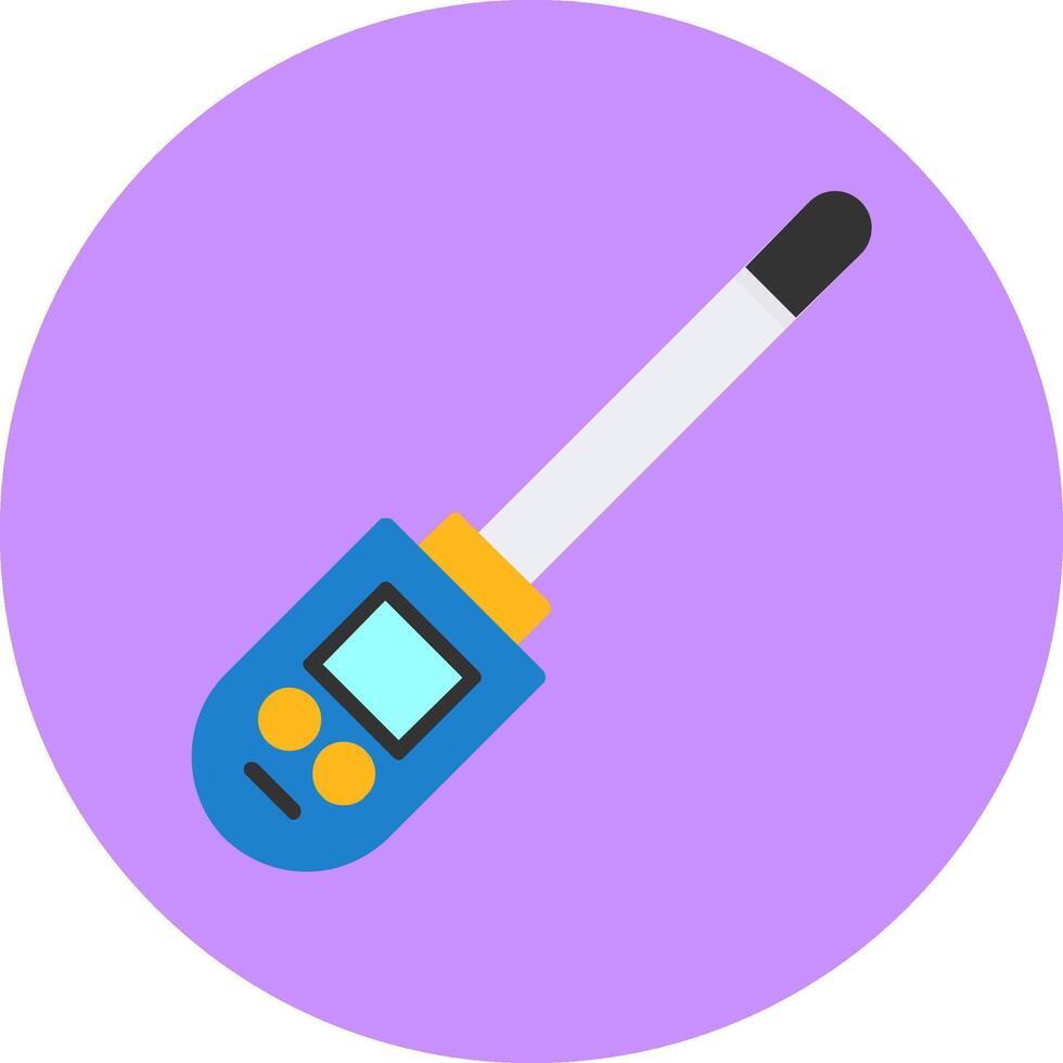 Thermometer Flat Icon Sample Pro and Pro SVG vector