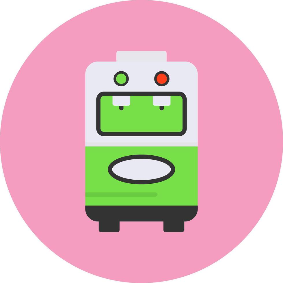 Pourer Flat Circle Style Icon vector