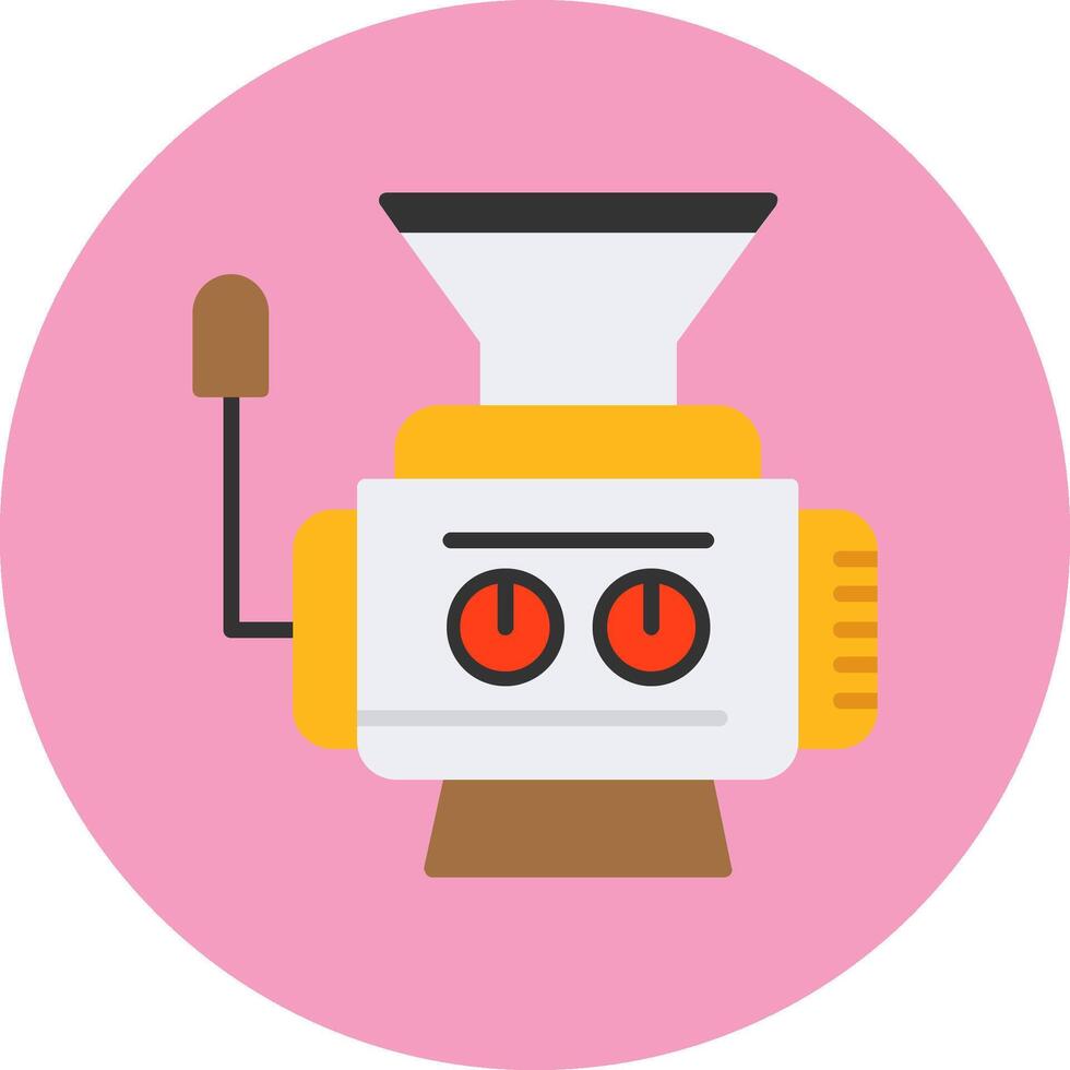 Meat grinder Flat Icon for Creative Projects vector