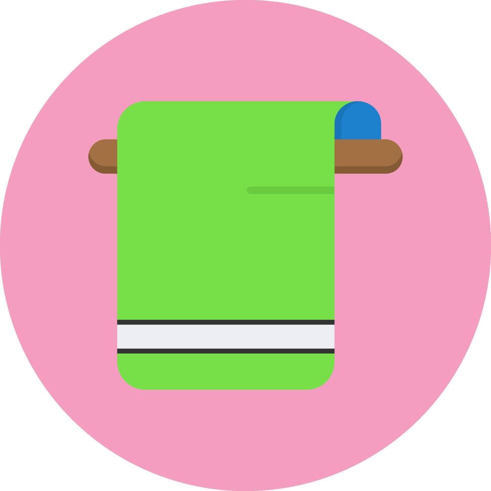 Towel Flat Icon for Creative Projects vector