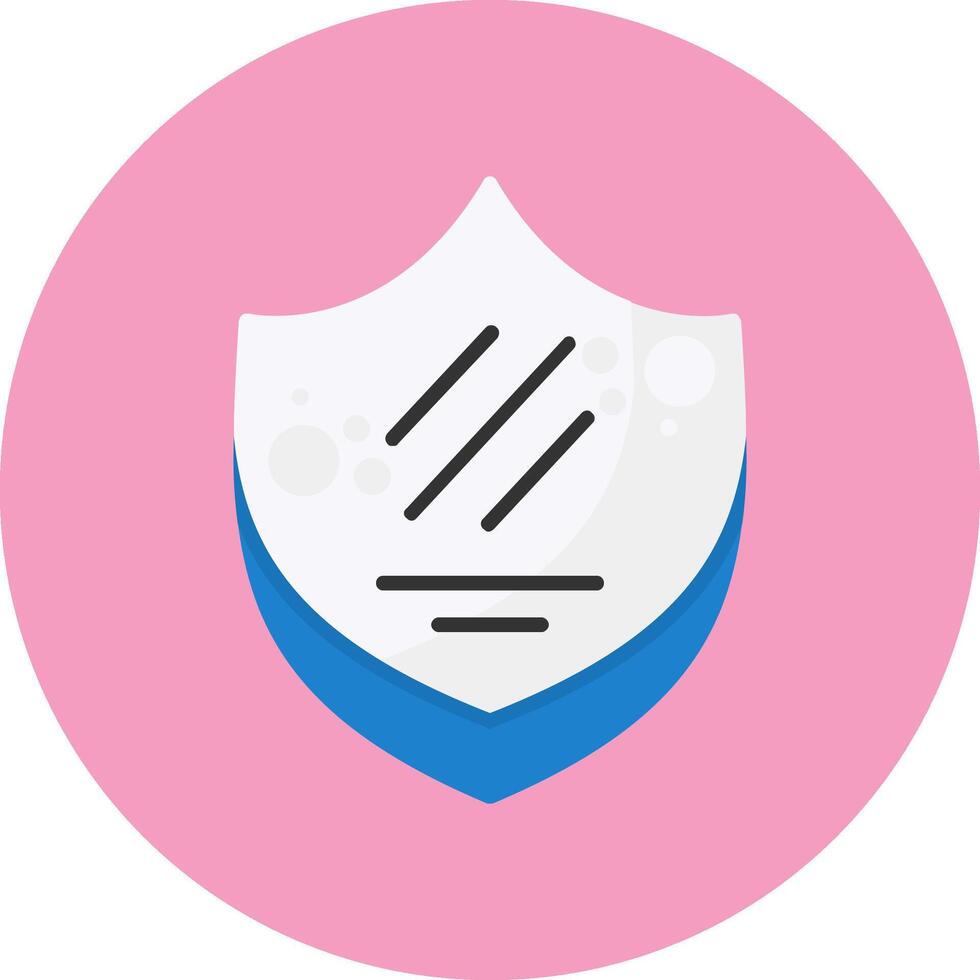 Shield Flat Icon for Creative Projects vector