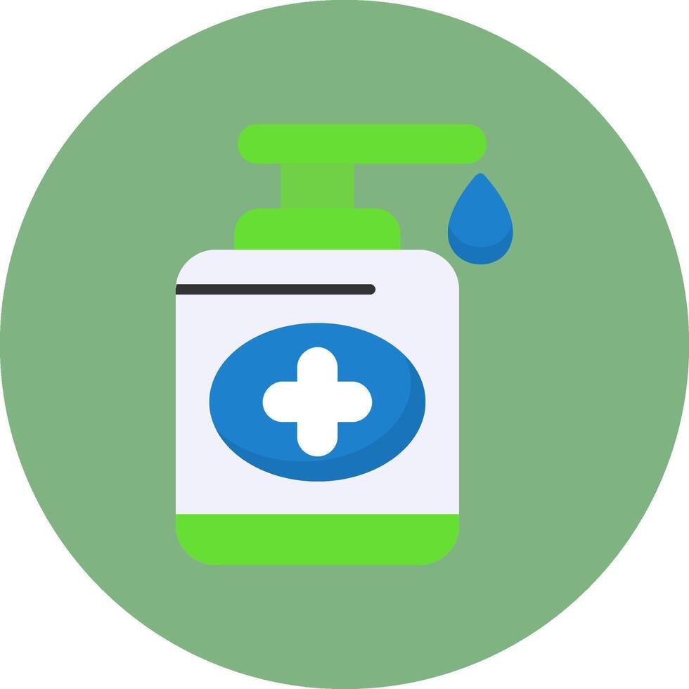 Sanitizer Flat Icon for Creative Projects vector