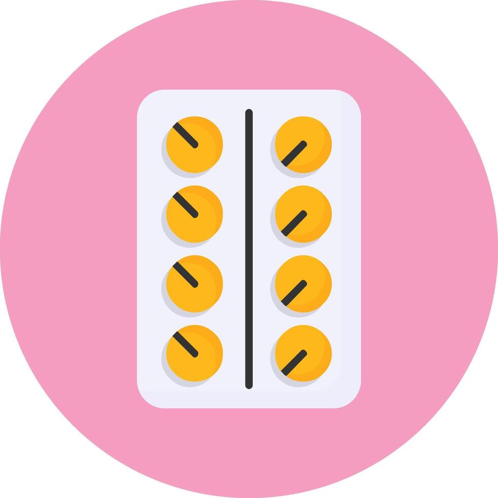 Pills Flat Icon for Creative Projects vector