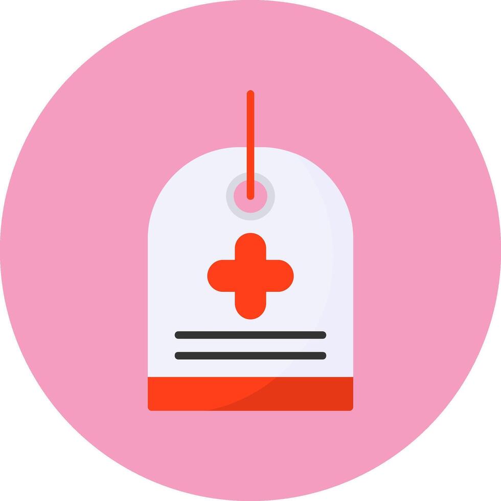 Tag Flat Icon for Creative Projects vector