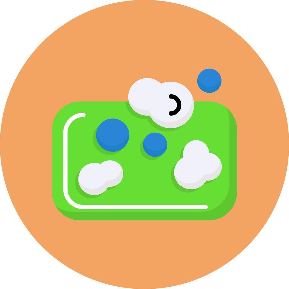 Soap Flat Icon for Creative Projects vector