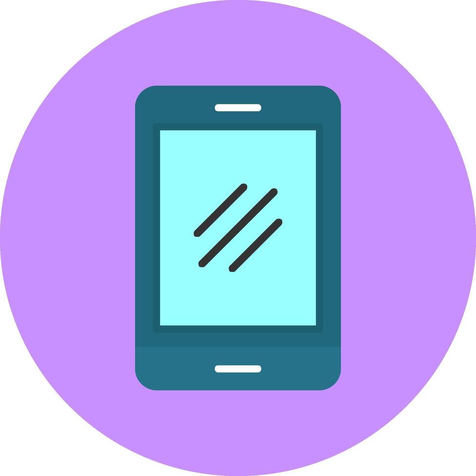 Smartphone Flat Style Icon vector