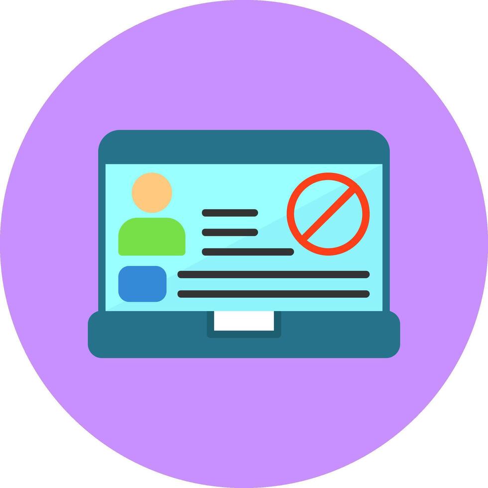 Block Flat Style Icon vector