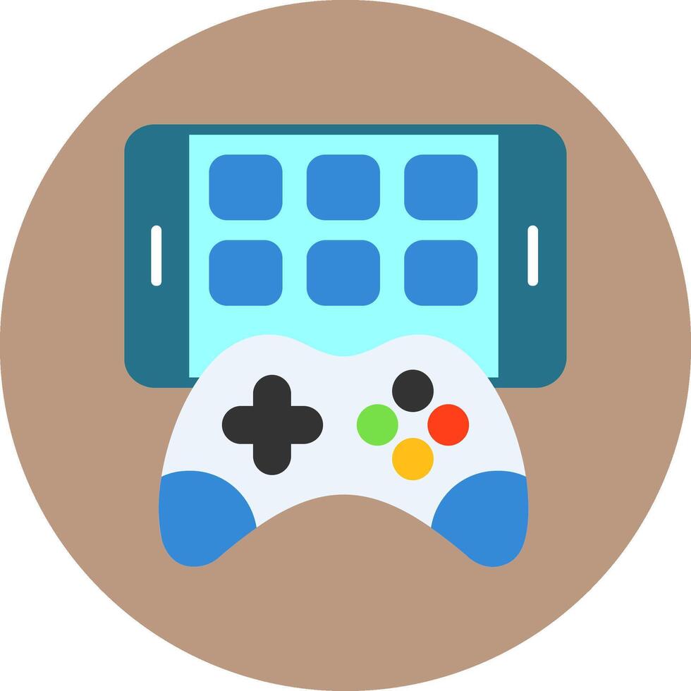Game controller Flat Style Icon vector