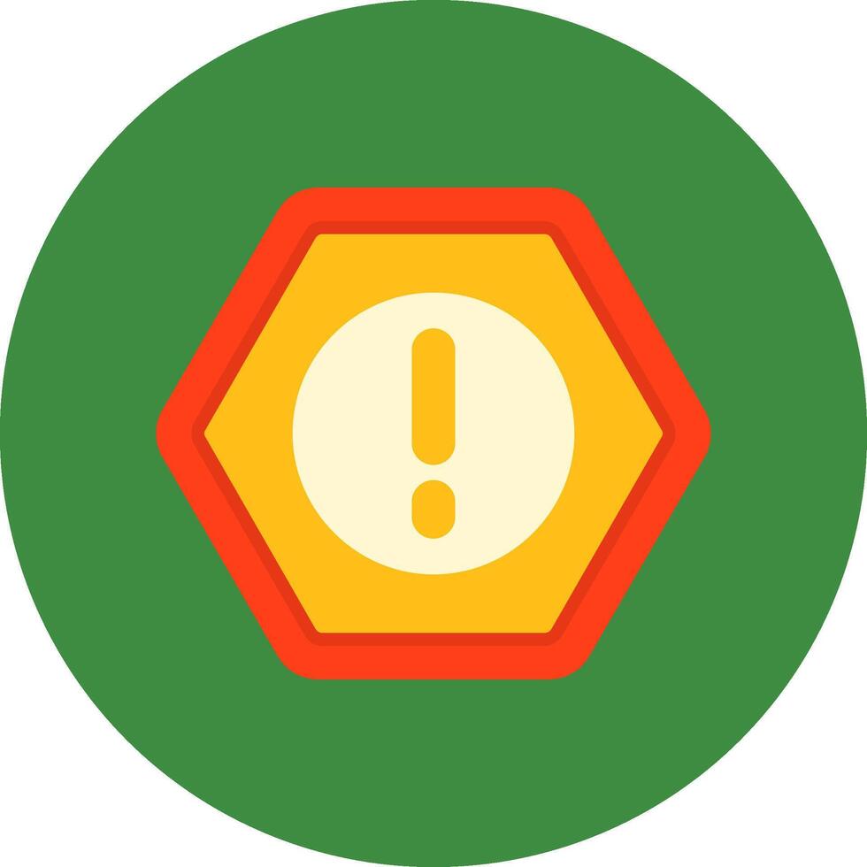 Exclamation mark Icon for Creative Projects vector