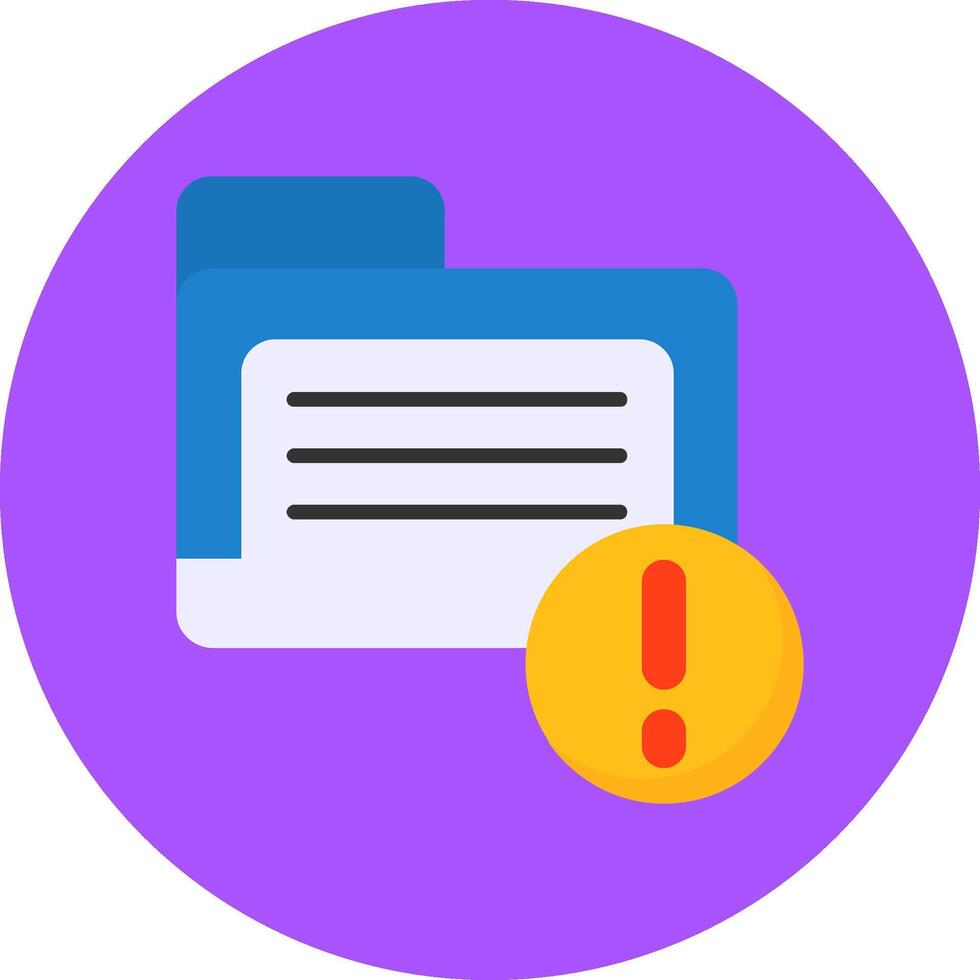 Folder Icon for Creative Projects vector
