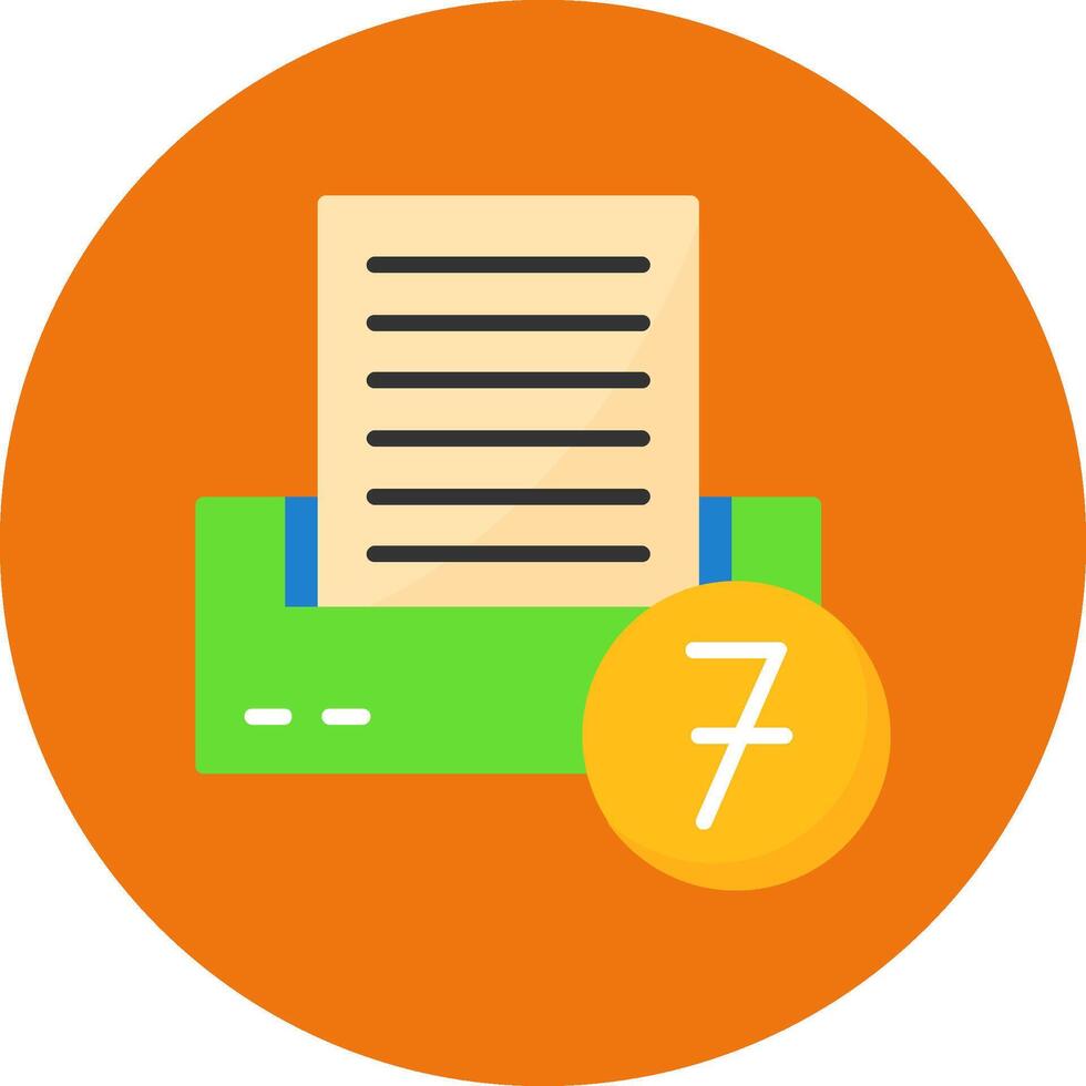 Print job Icon for Creative Projects vector