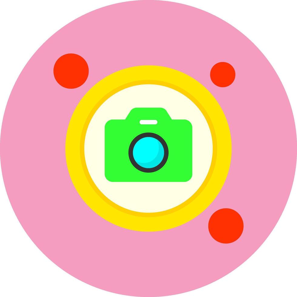 Capture Button Icon for Creative Projects vector