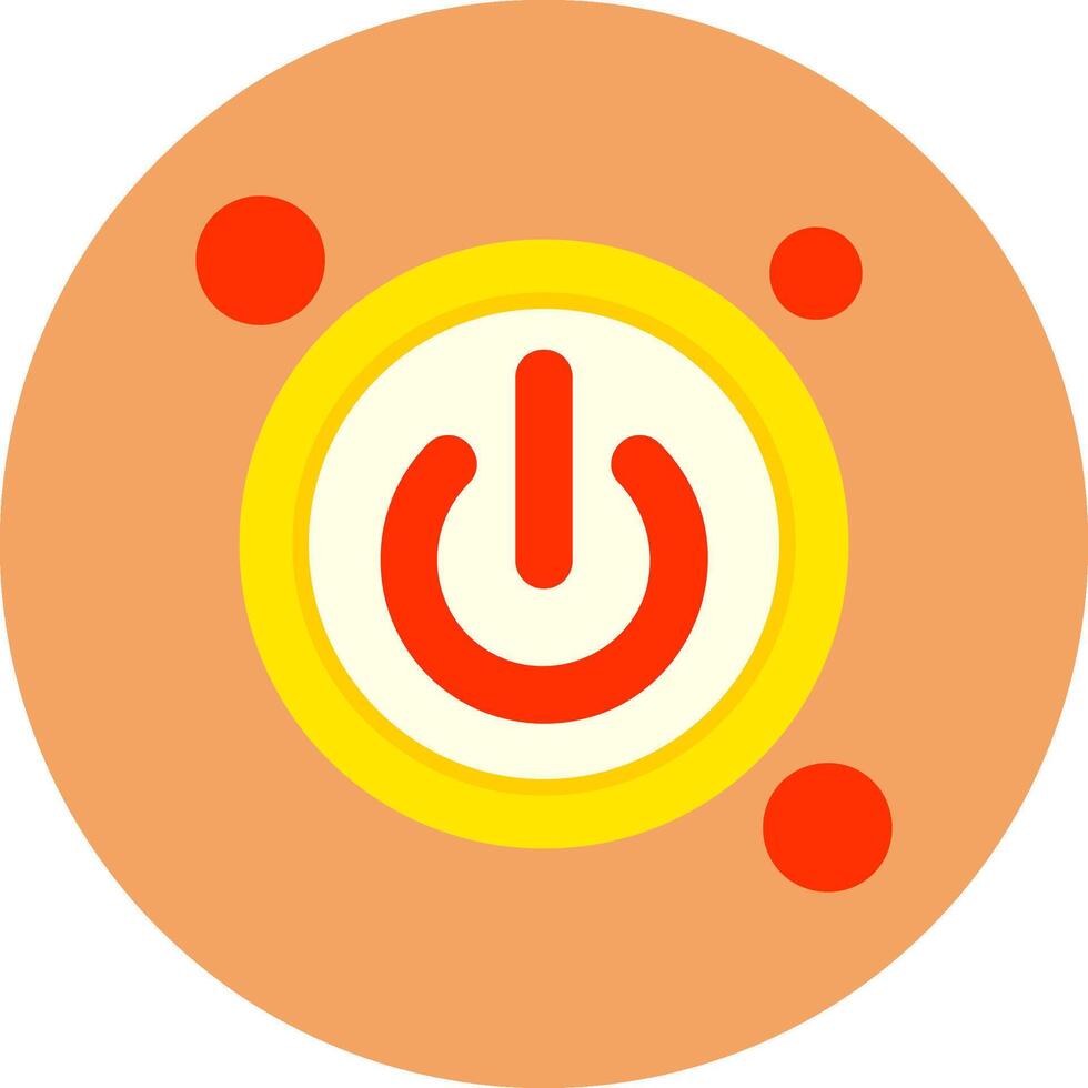 Power Button Icon for Creative Projects vector