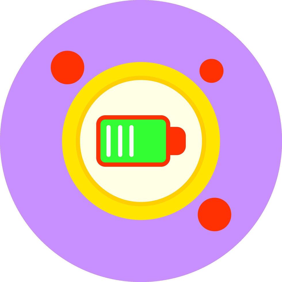 Charge Button Icon for Creative Projects vector