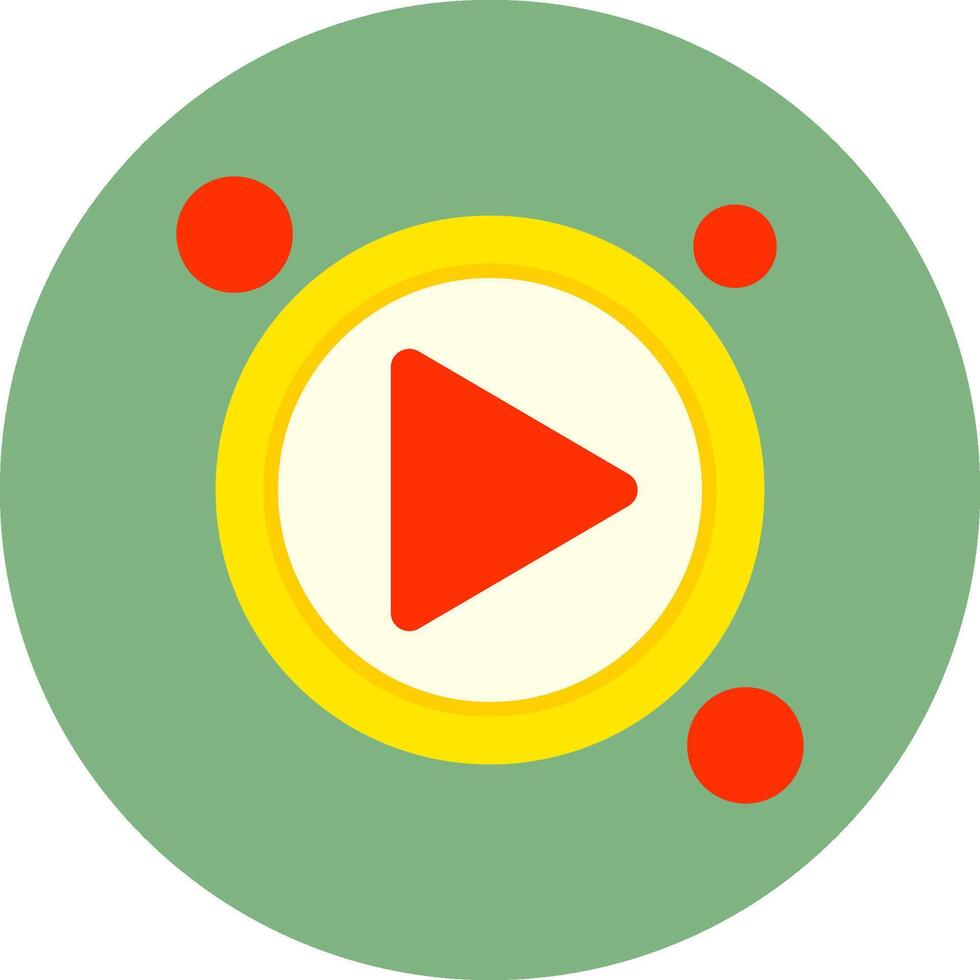 Play Button Icon for Creative Projects vector