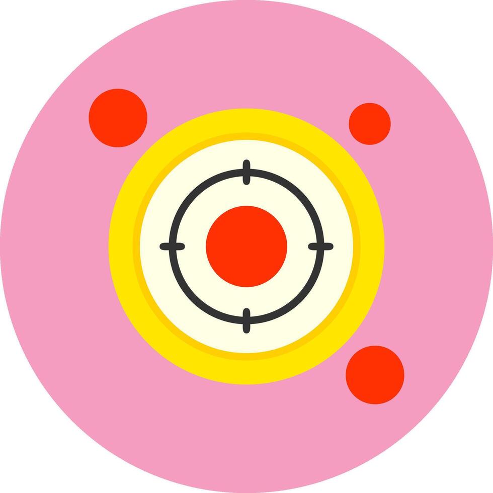 Tracker Button Icon for Creative Projects vector