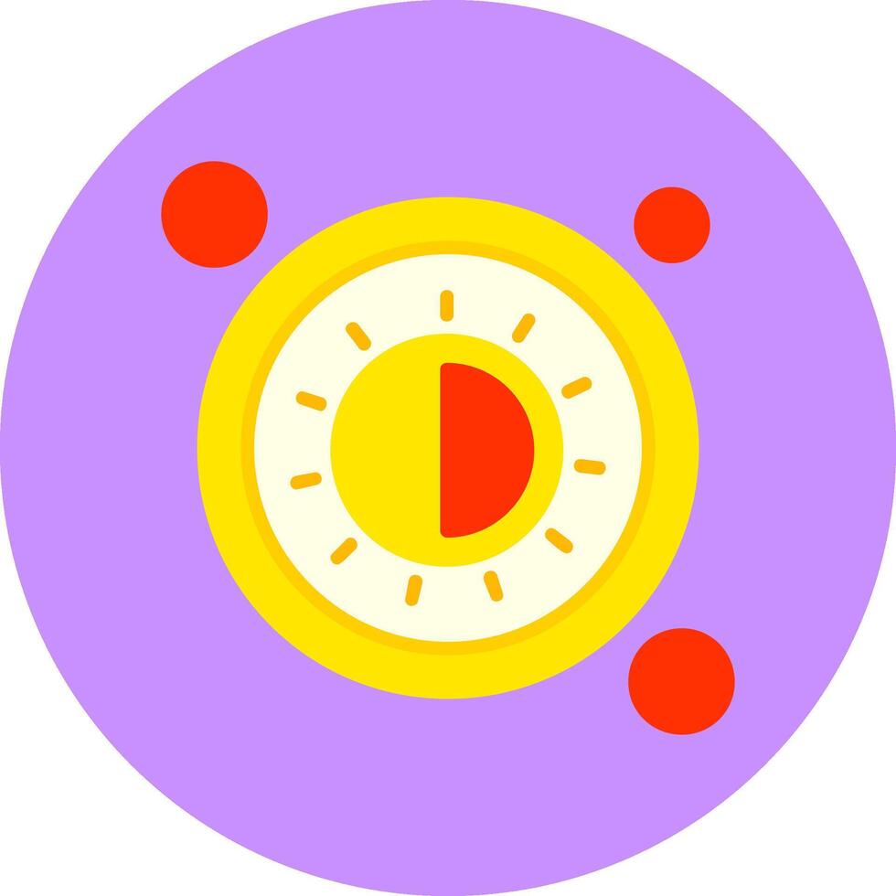 Night Light Button Icon for Creative Projects vector