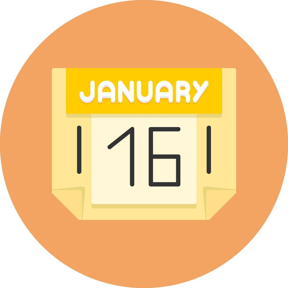 16 January Icon for Creative Projects vector