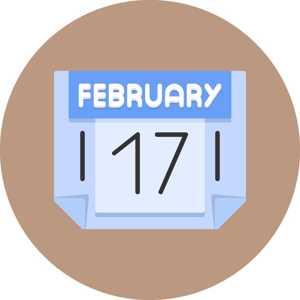 17 February Icon for Creative Projects vector