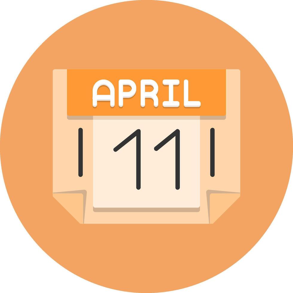 11 April Icon for Creative Projects vector