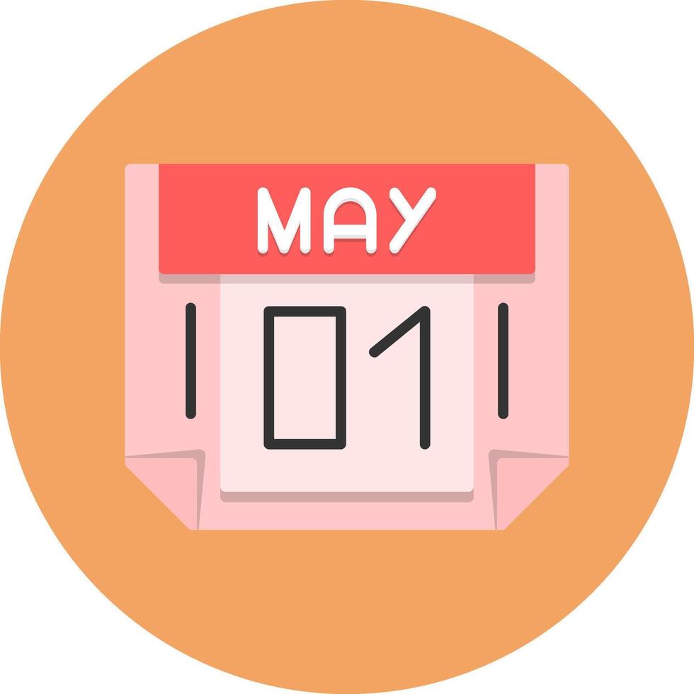 1 May Icon for Creative Projects vector