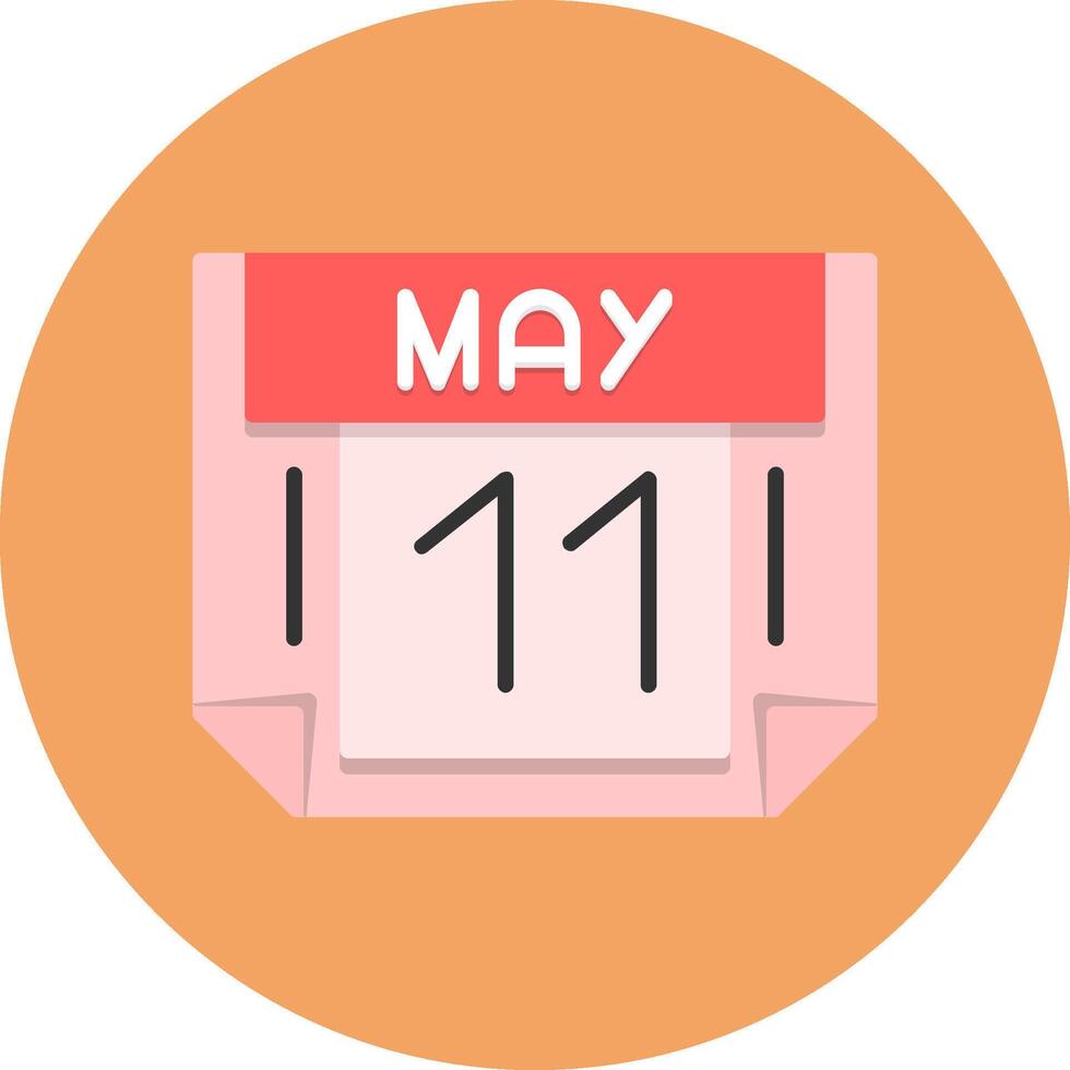 11 May Icon for Creative Projects vector