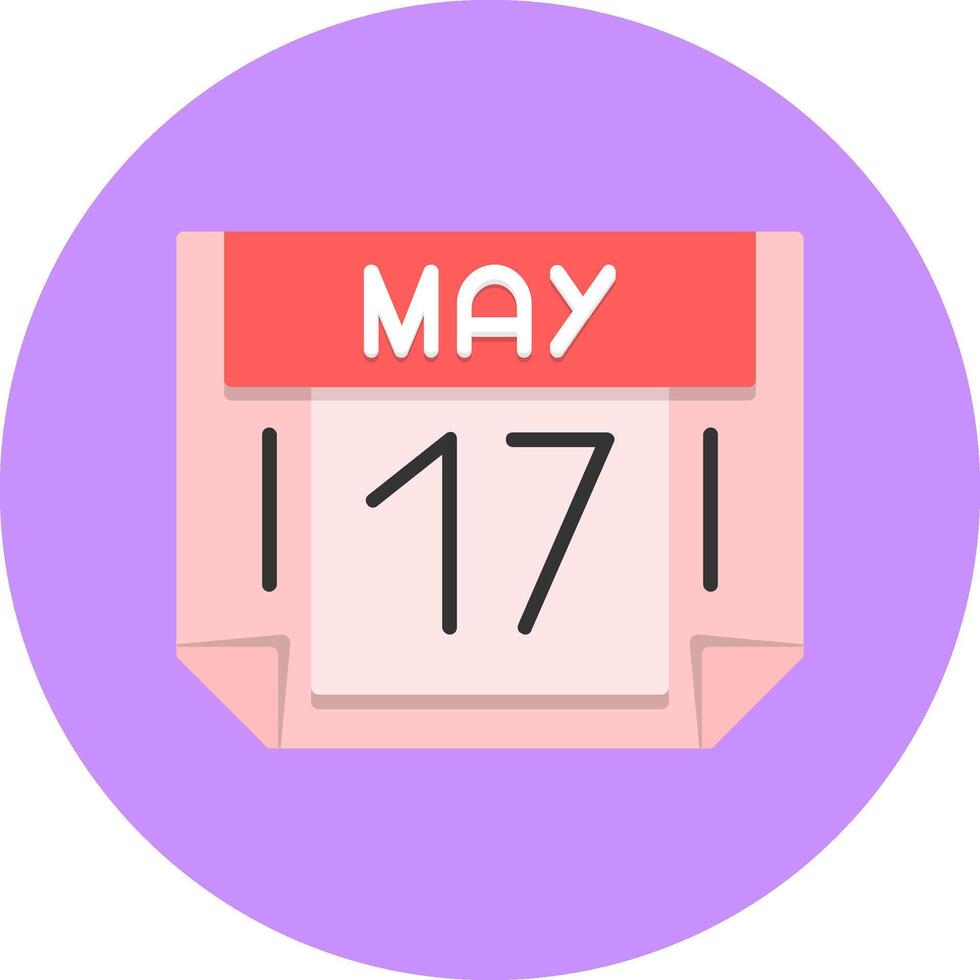 17 May Icon for Creative Projects vector