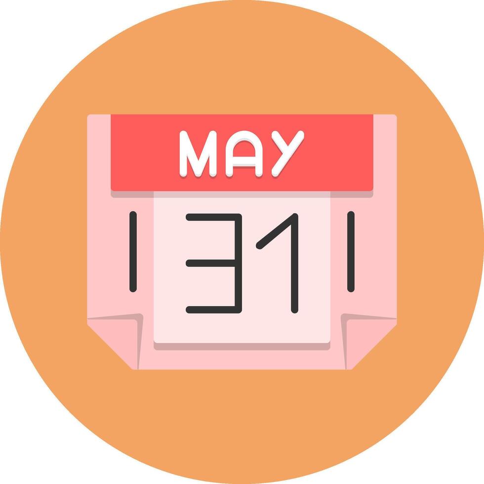 31 May Icon for Creative Projects vector
