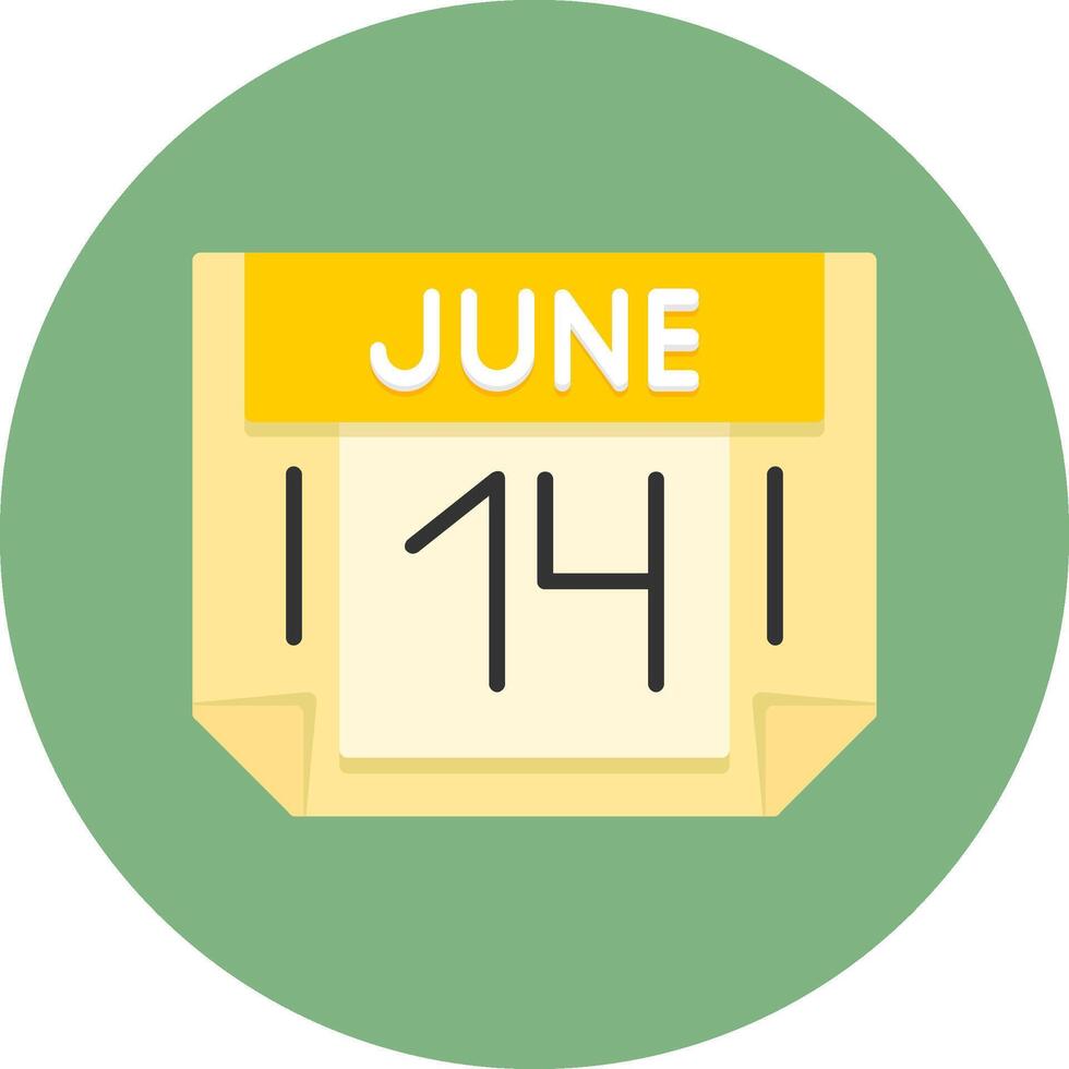 14 June Icon for Creative Projects vector