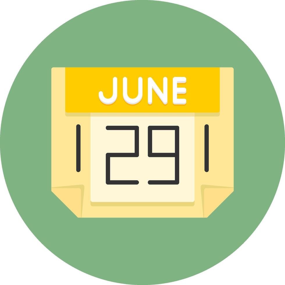 29 June Icon for Creative Projects vector