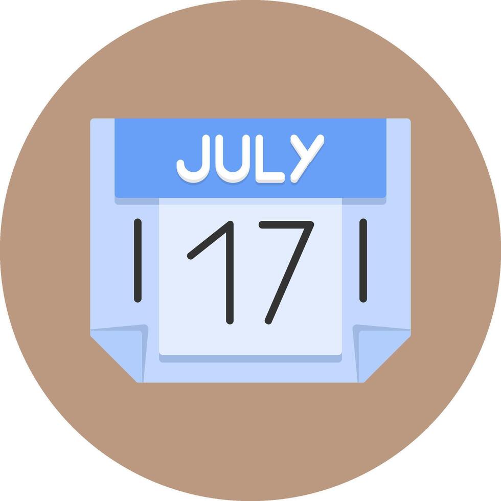 17 July Icon for Creative Projects vector