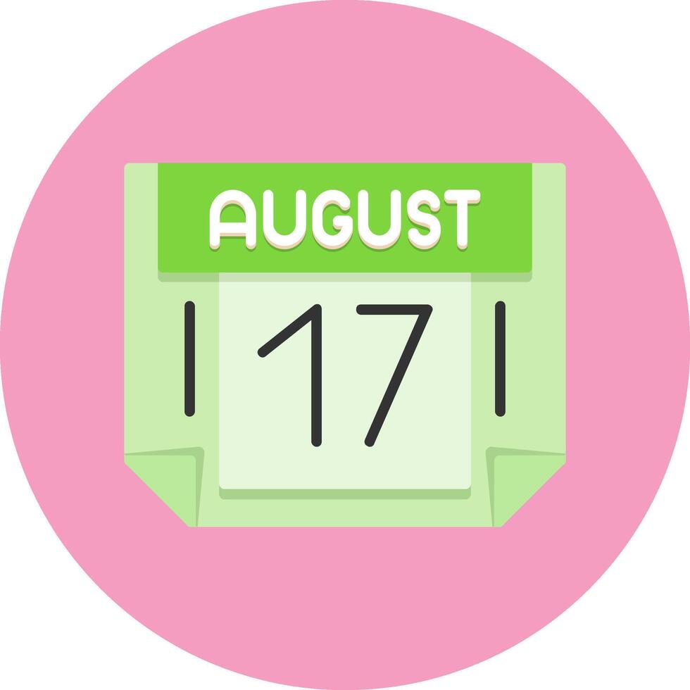 17 August Icon for Creative Projects vector