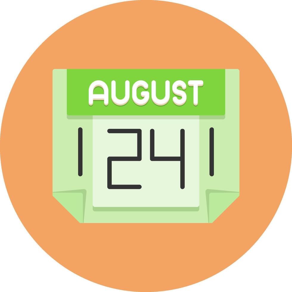 24 August Icon for Creative Projects vector