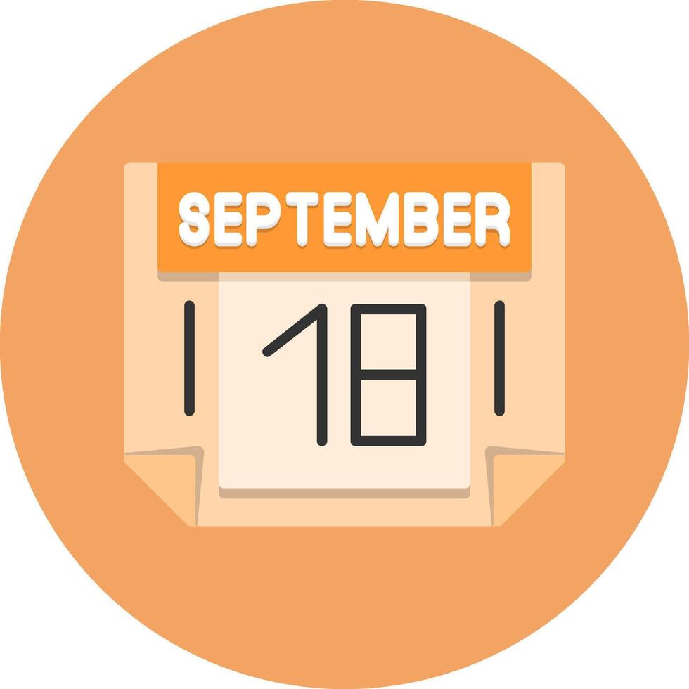 18 September Icon for Creative Projects vector