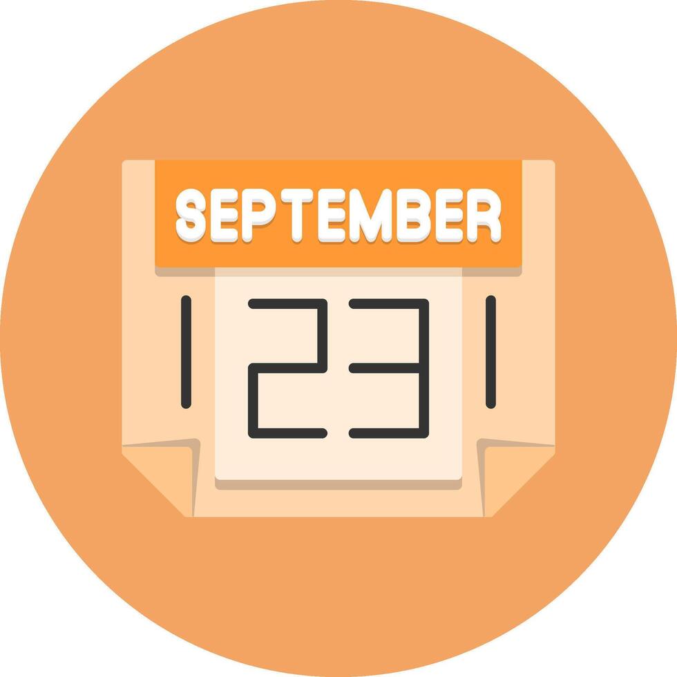 23 September Icon for Creative Projects vector
