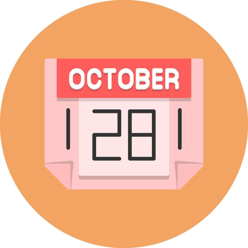 28 October Icon for Creative Projects vector
