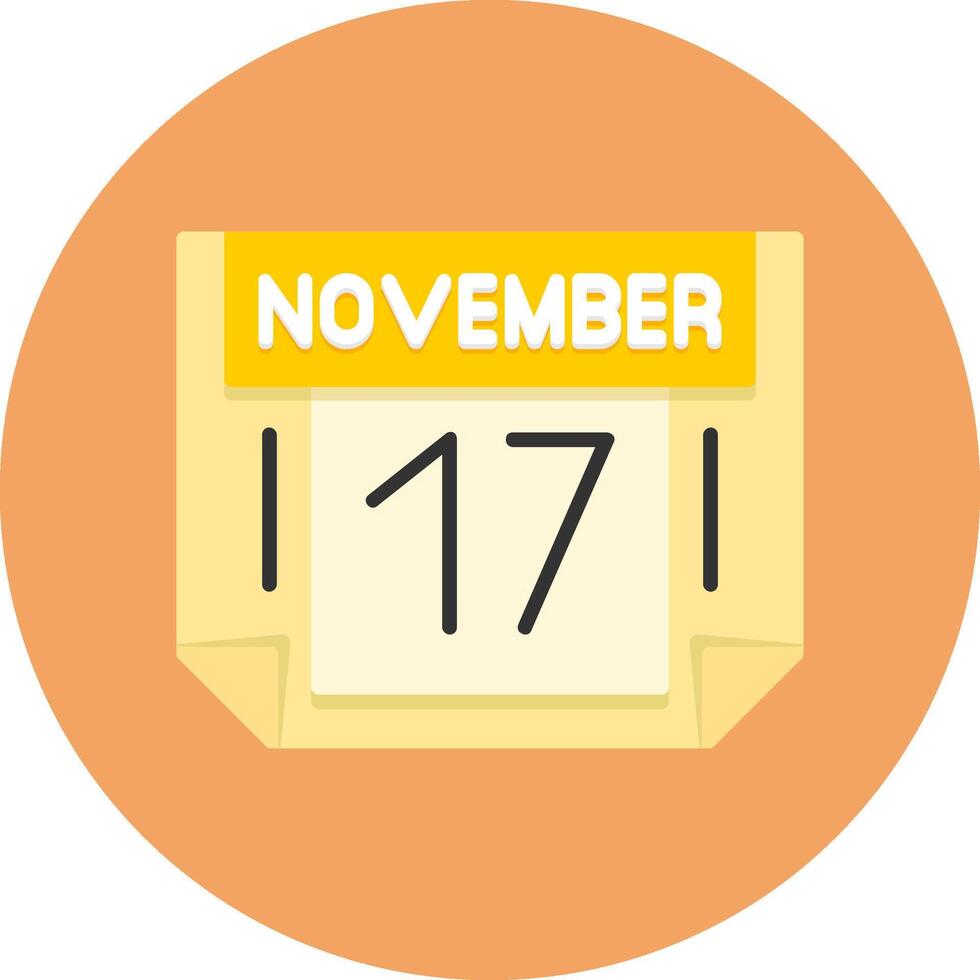 17 November Icon for Creative Projects vector