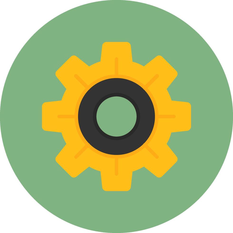 Gear Icon for Creative Projects vector