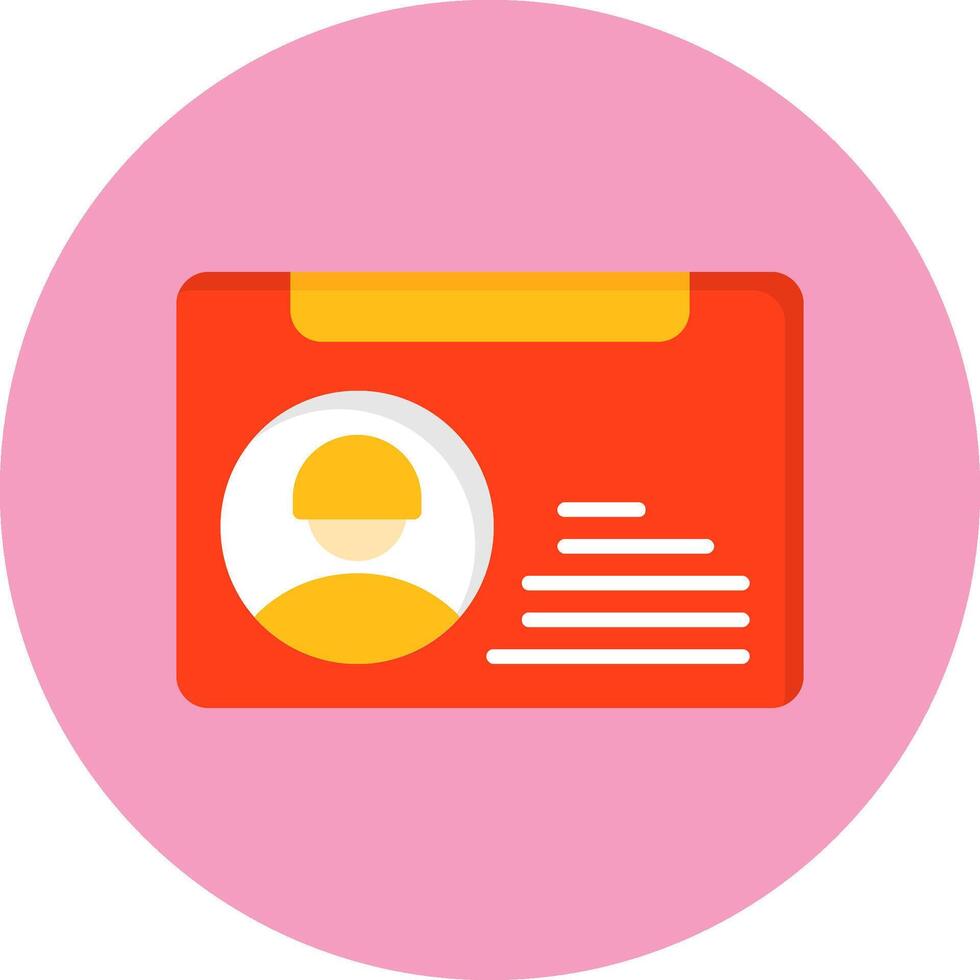 Workers Card Icon for Creative Projects vector