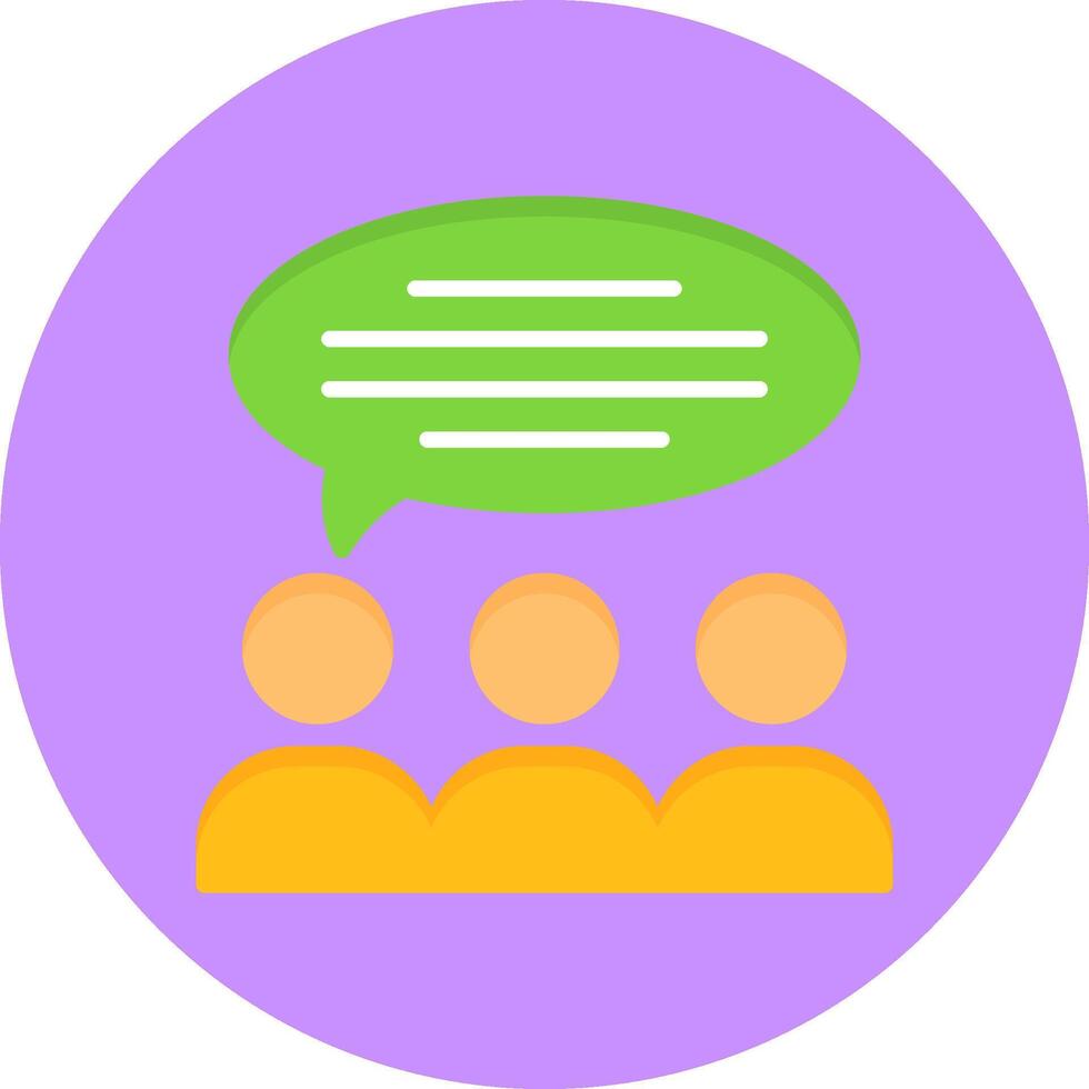 Union Meeting Icon for Creative Projects vector