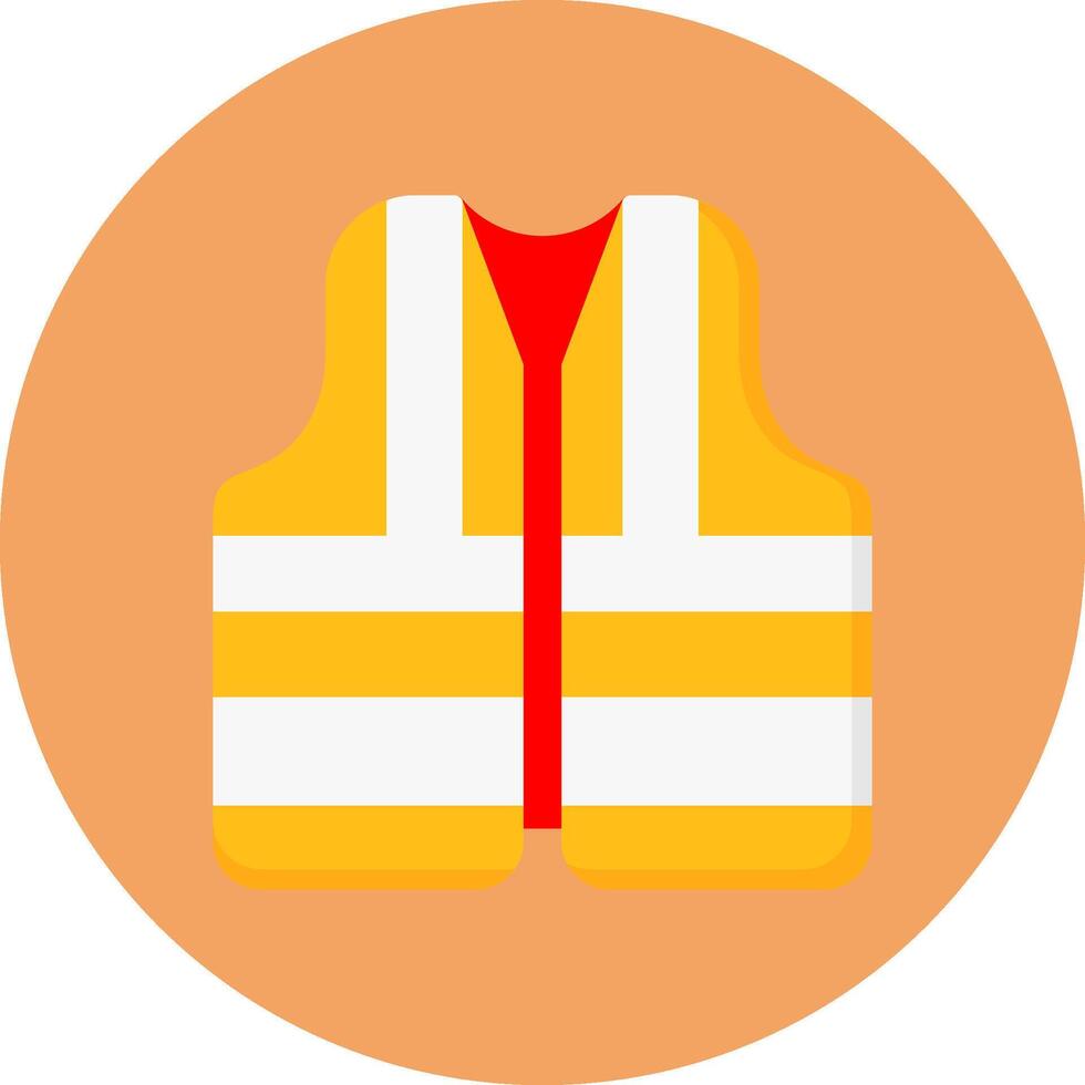 Safety Vest Icon for Creative Projects vector