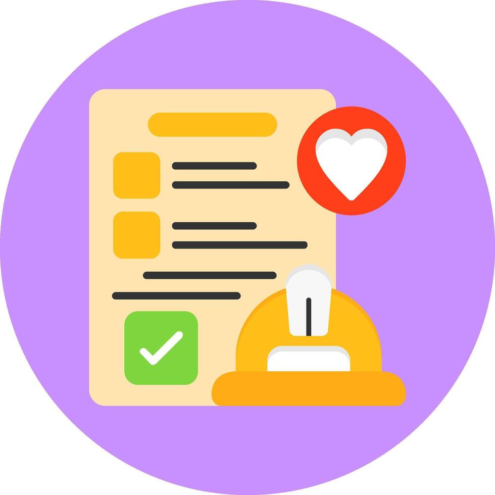 Health and Safety Icon for Creative Projects vector