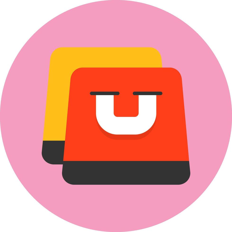 Shopping Flat Circle Style Icon vector