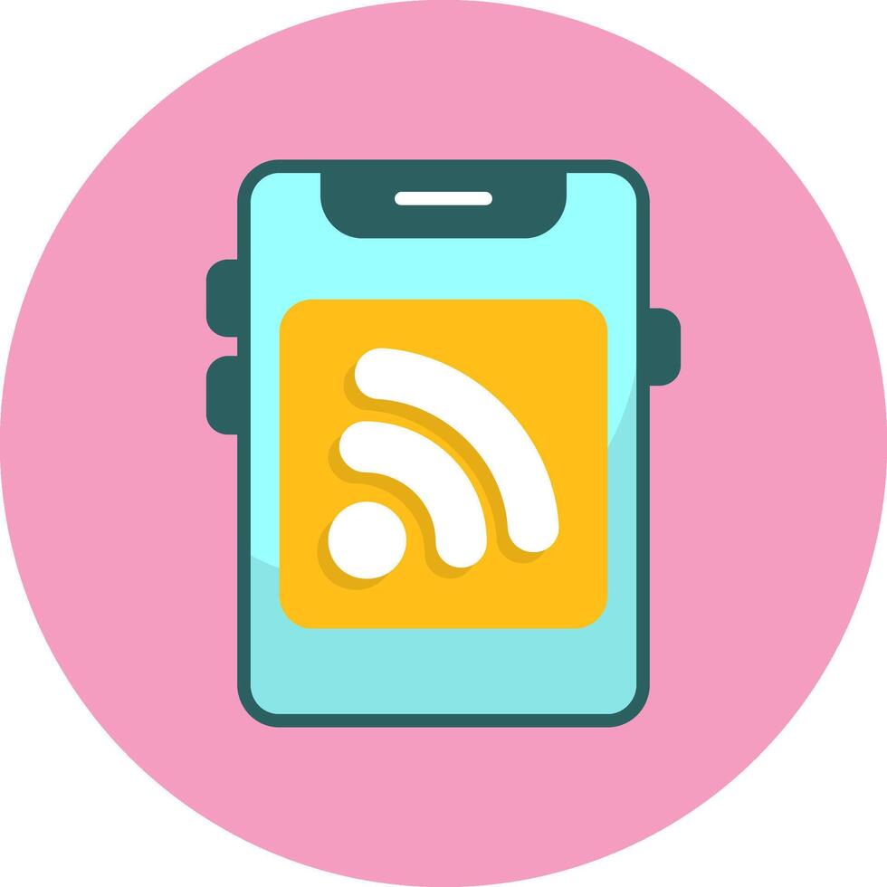 Cast Flat Circle Style Icon vector