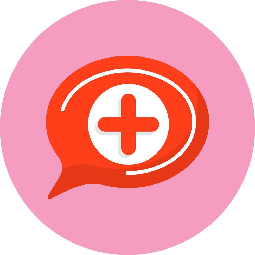 Emergency Flat Circle Style Icon vector