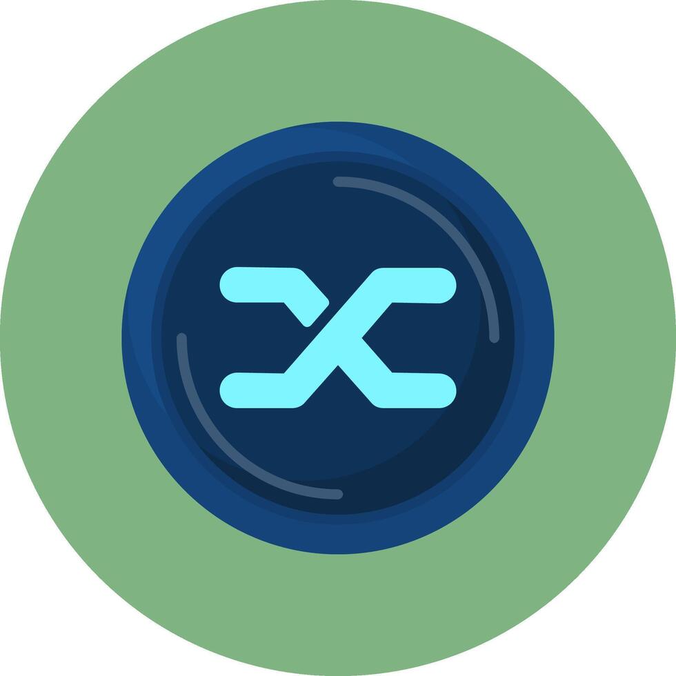 Synthetix Flat Circle Style Icon vector